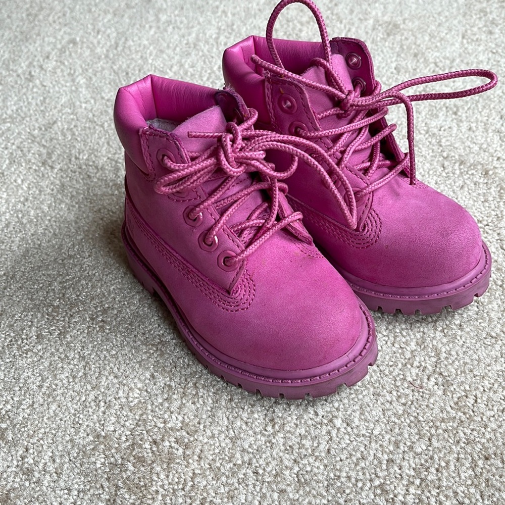 Timberland toddler pink